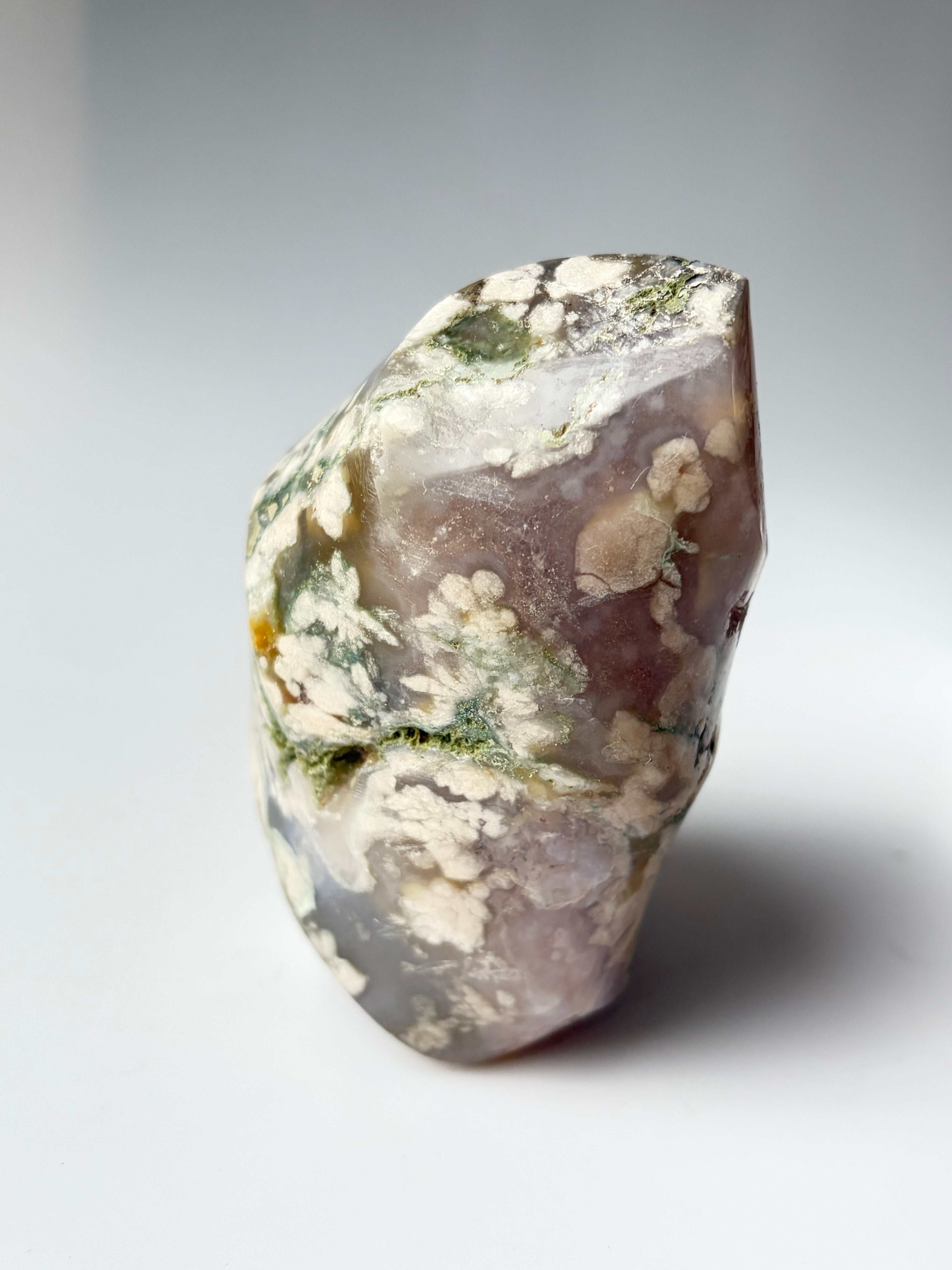 Flower agate Flame 9.5cm (600g)