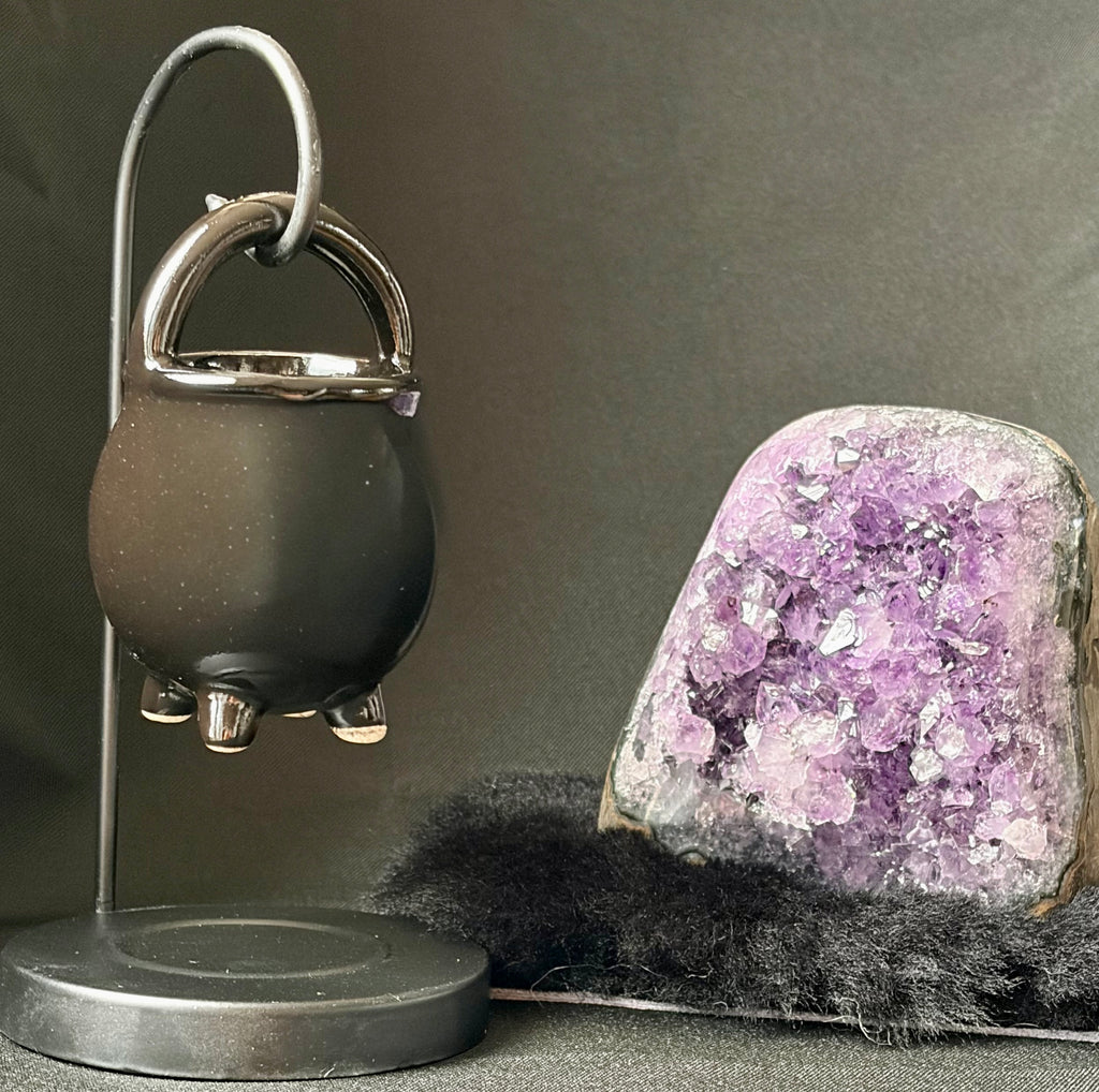Witch’s Cauldron Wax Melt Ritual Set | Burner + Hand-Poured Wax Melt