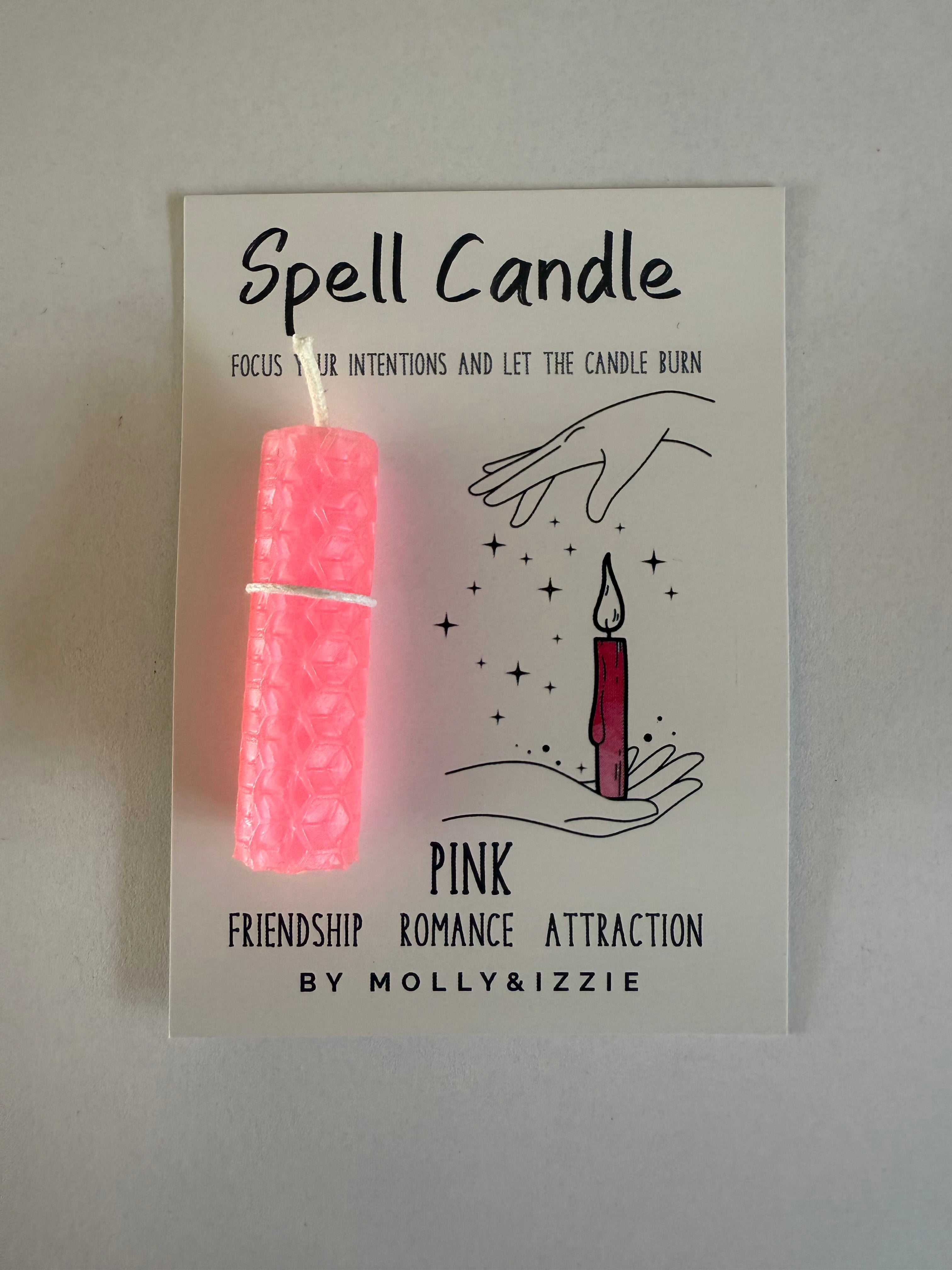 Pink Spell Candle
