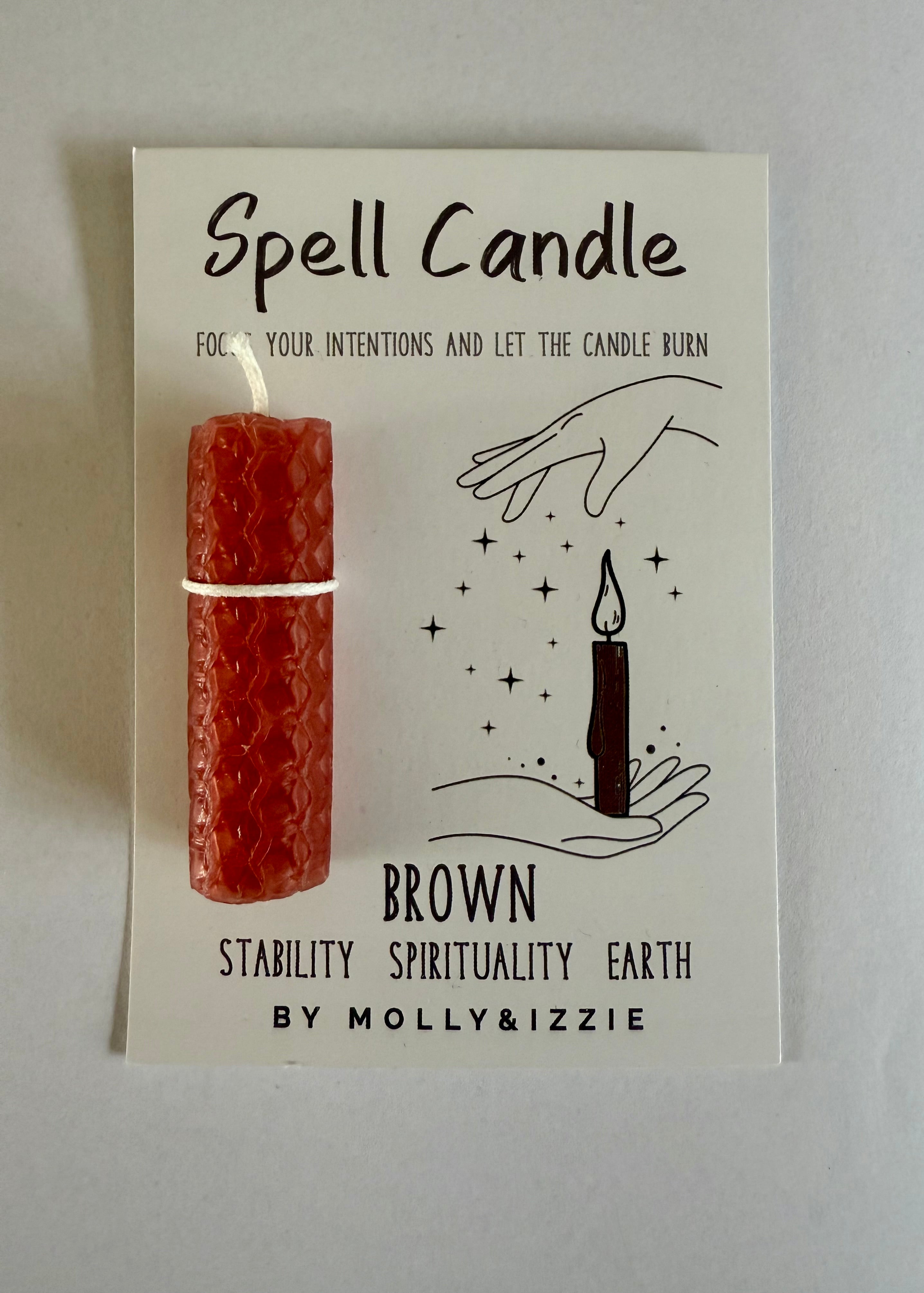Brown Spell Candle