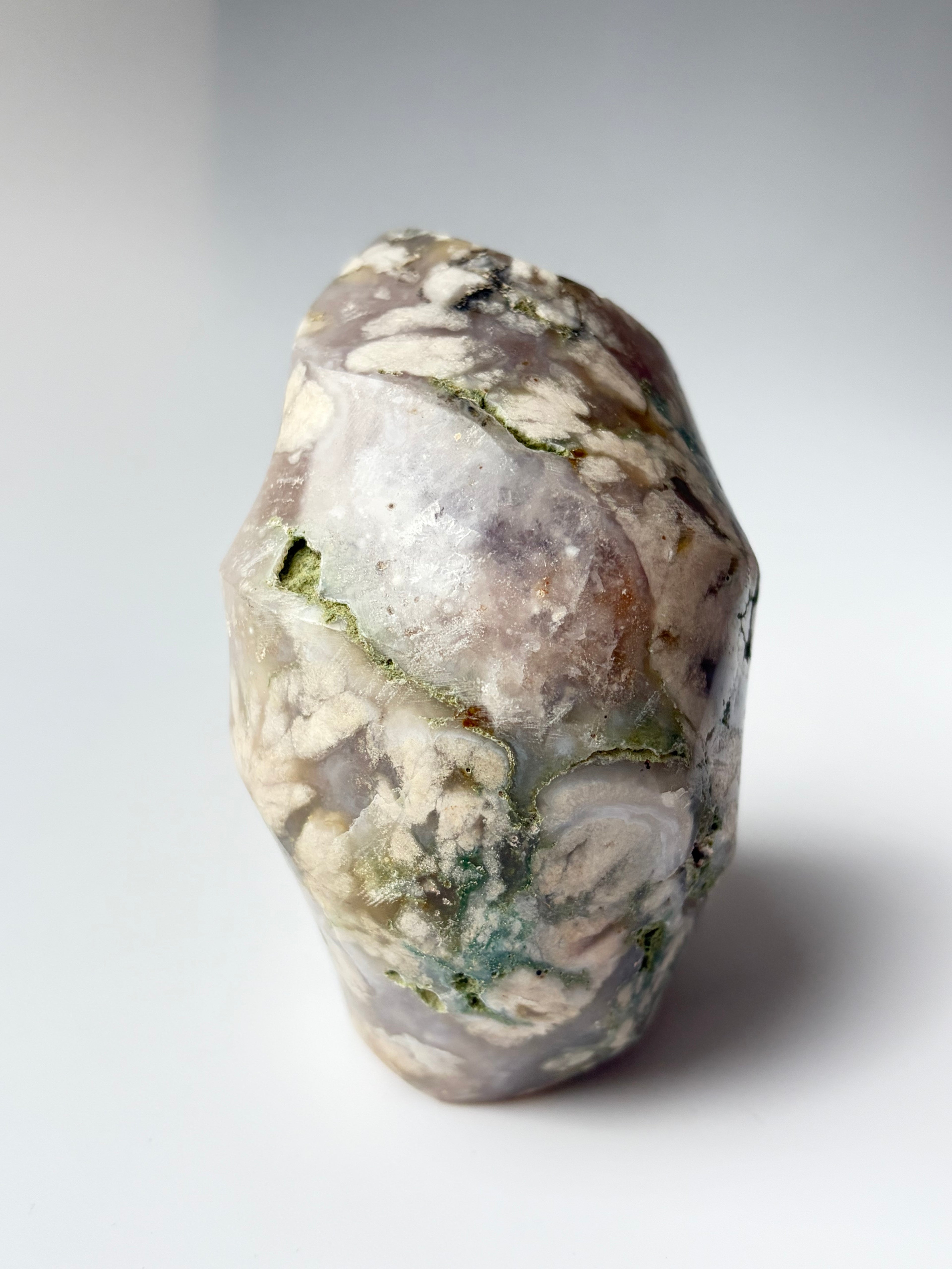 Flower agate Flame 9.5cm (600g)