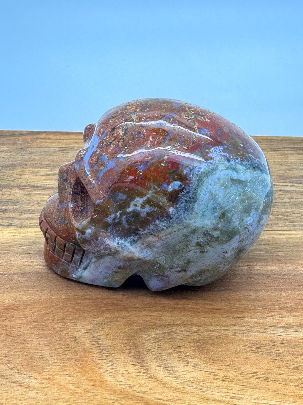 Ocean Jasper Skull