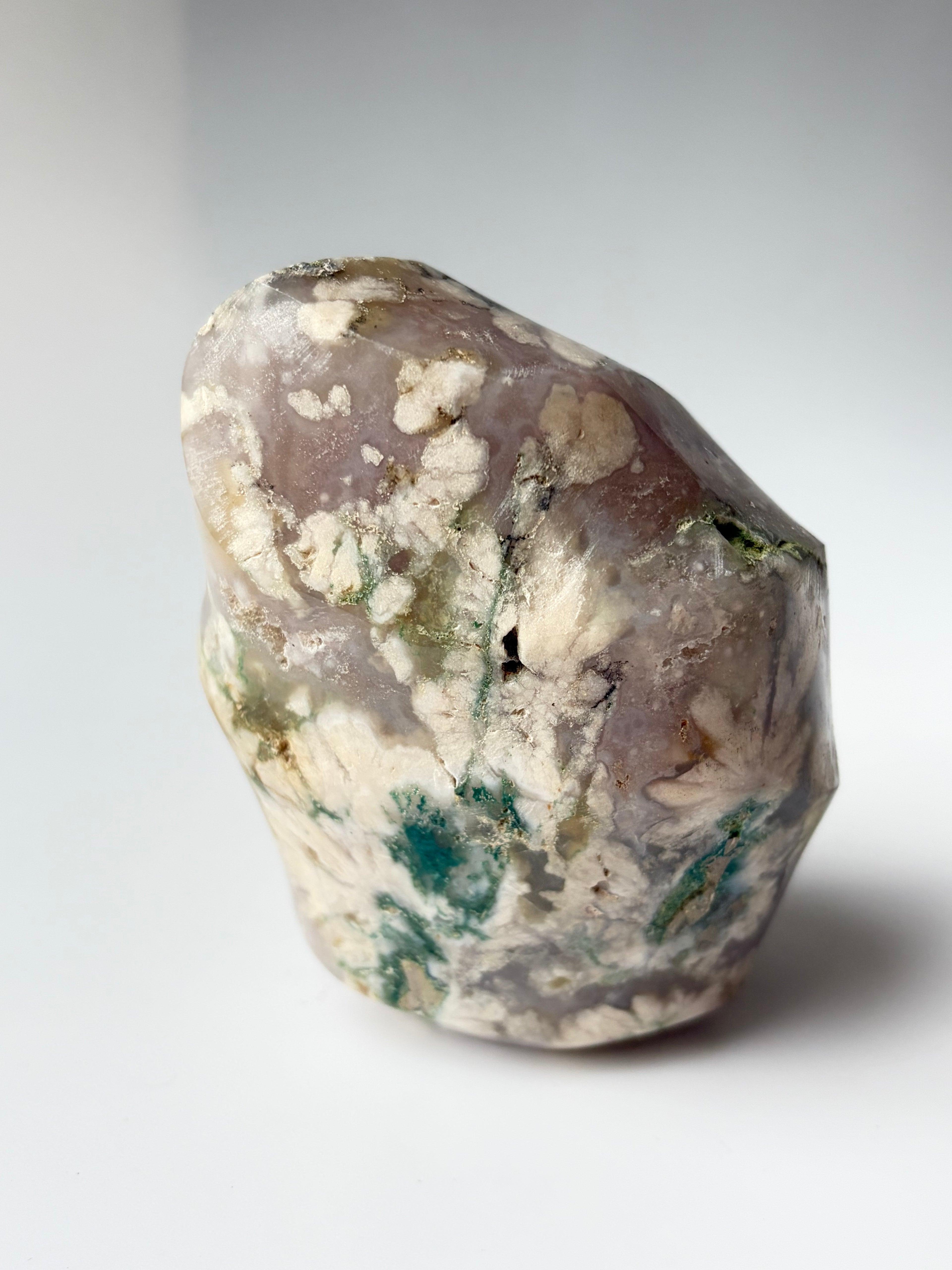 Flower agate Flame 9.5cm (600g)