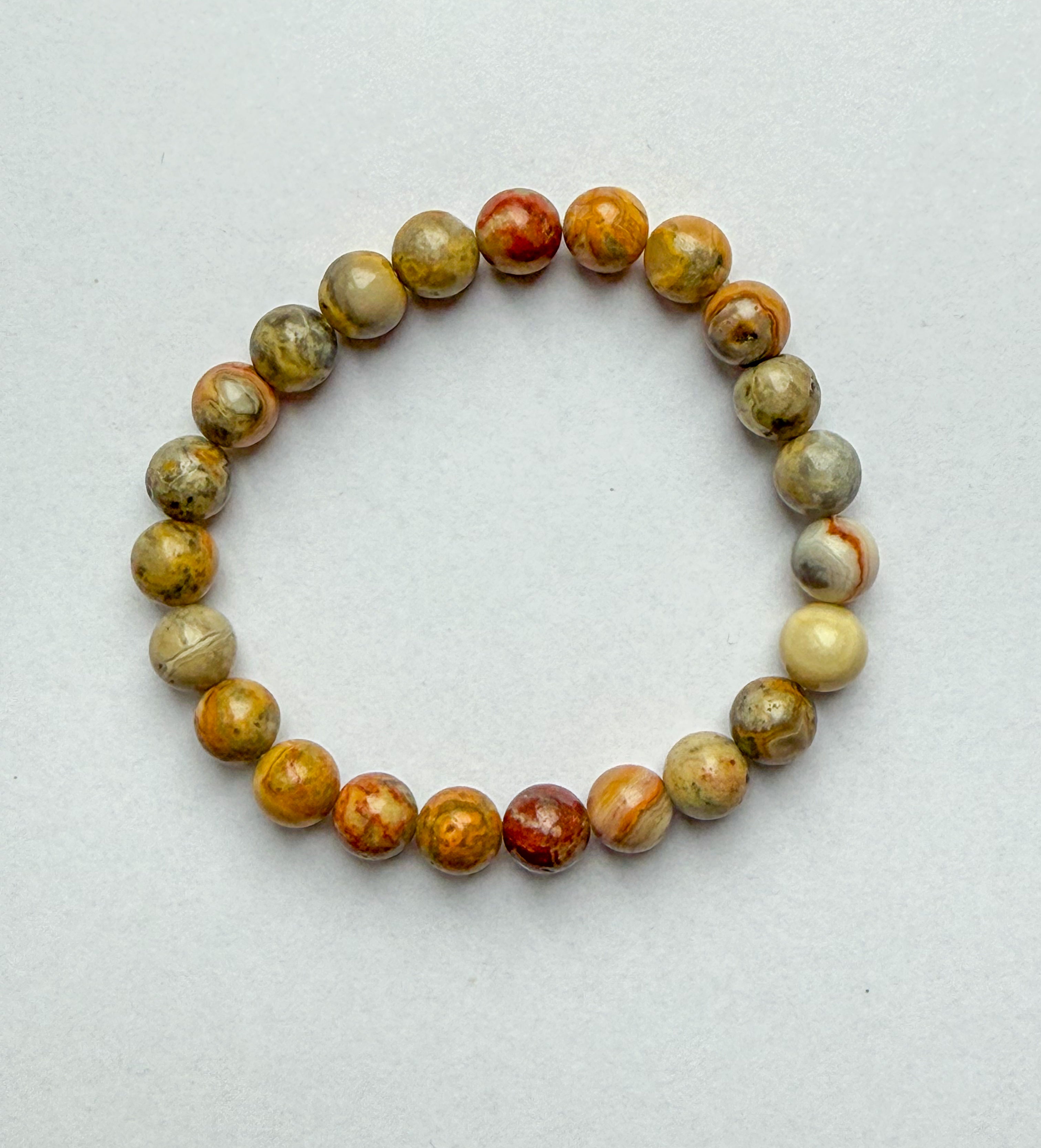 Crazy Lace Agate Bracelet