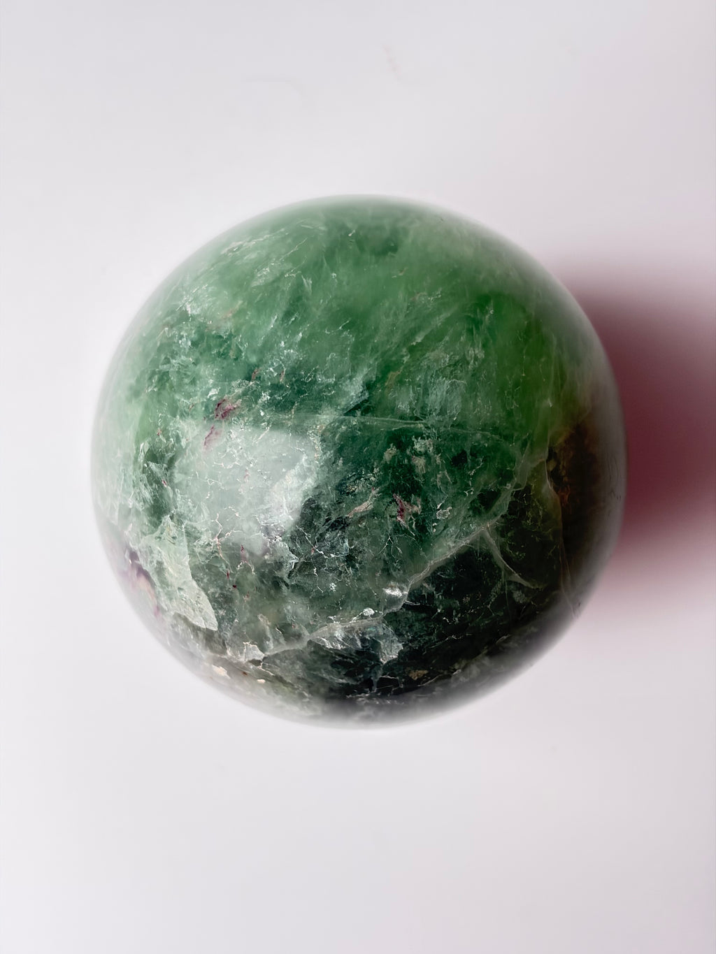 Green Fluorite Sphere - 6.5cm (560g)