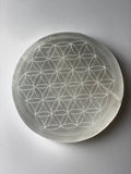 Engraved Selenite Charging Plate