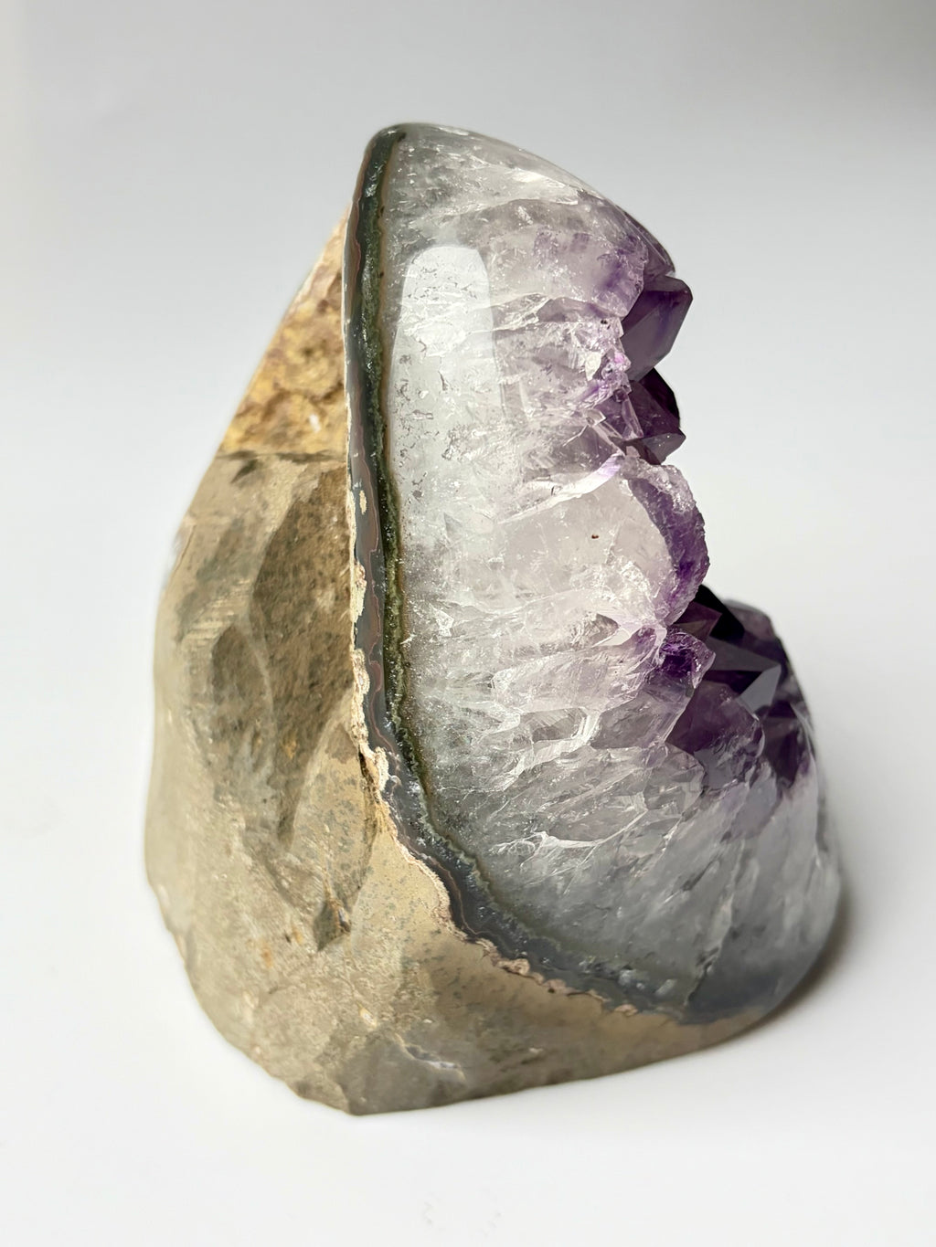 Large Uruguayan Amethyst Crystal - Cut Base (1.16kg)