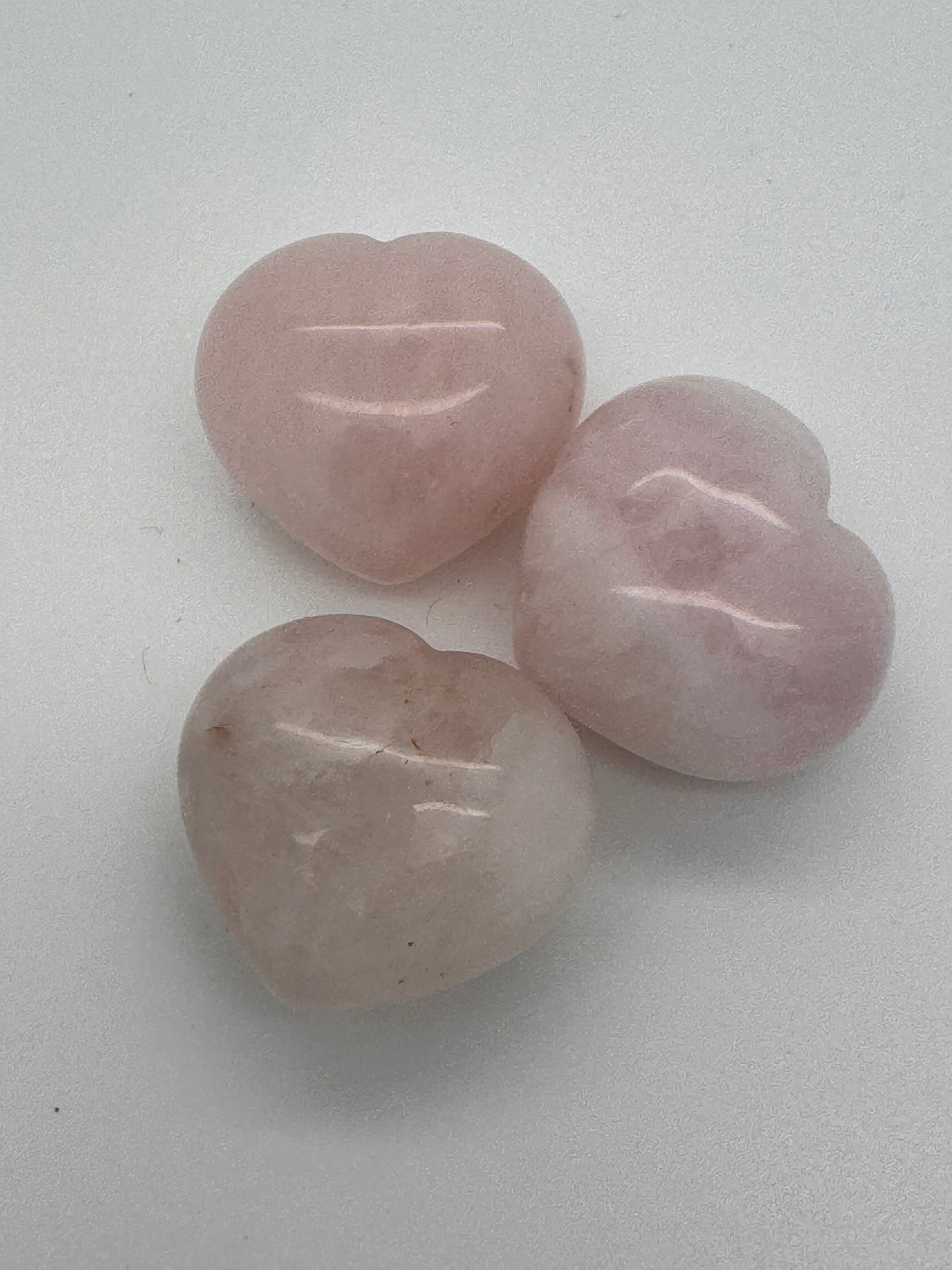 Rose Quartz Hearts