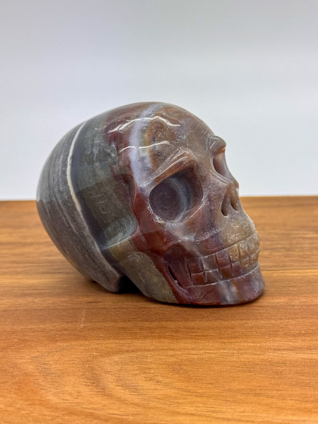 Ocean Jasper Skull