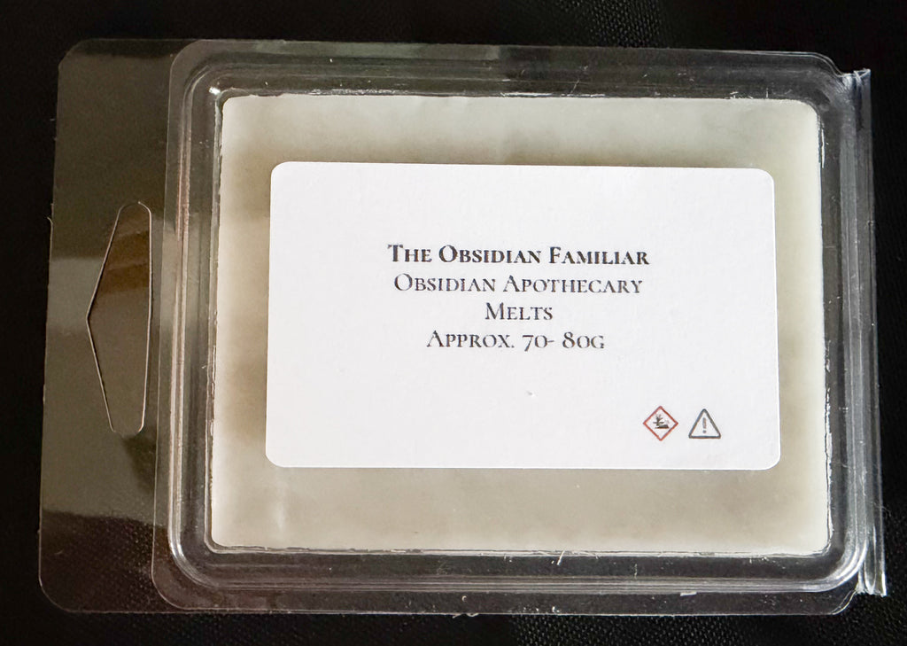 Moonlit Rooms Wax Melts | Handmade Soy Wax Melts UK | Dark Cosy Home Fragrance | The Obsidian Familiar