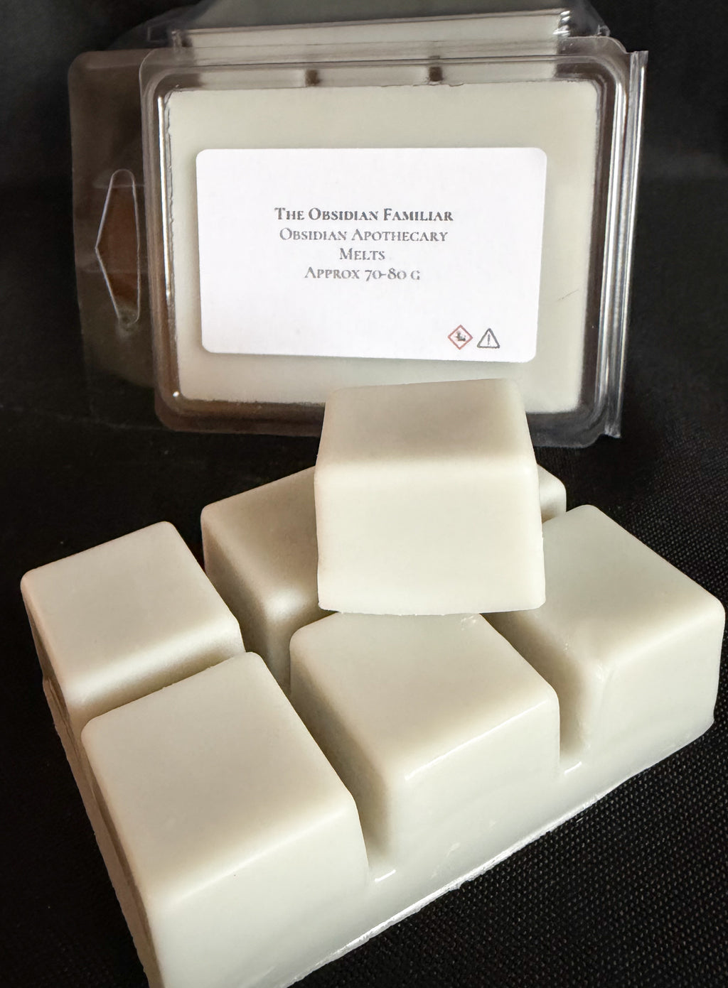 Obsidian Hearth Wax Melts | Handmade Soy Wax Melts UK | Dark Cosy Home Fragrance | The Obsidian Familiar