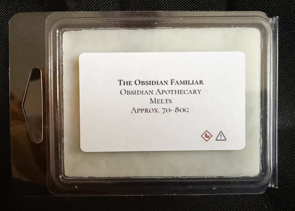 Witching Hour Wax Melts | Handmade Soy Wax Melts UK | Dark Cosy Home Fragrance | The Obsidian Familiar