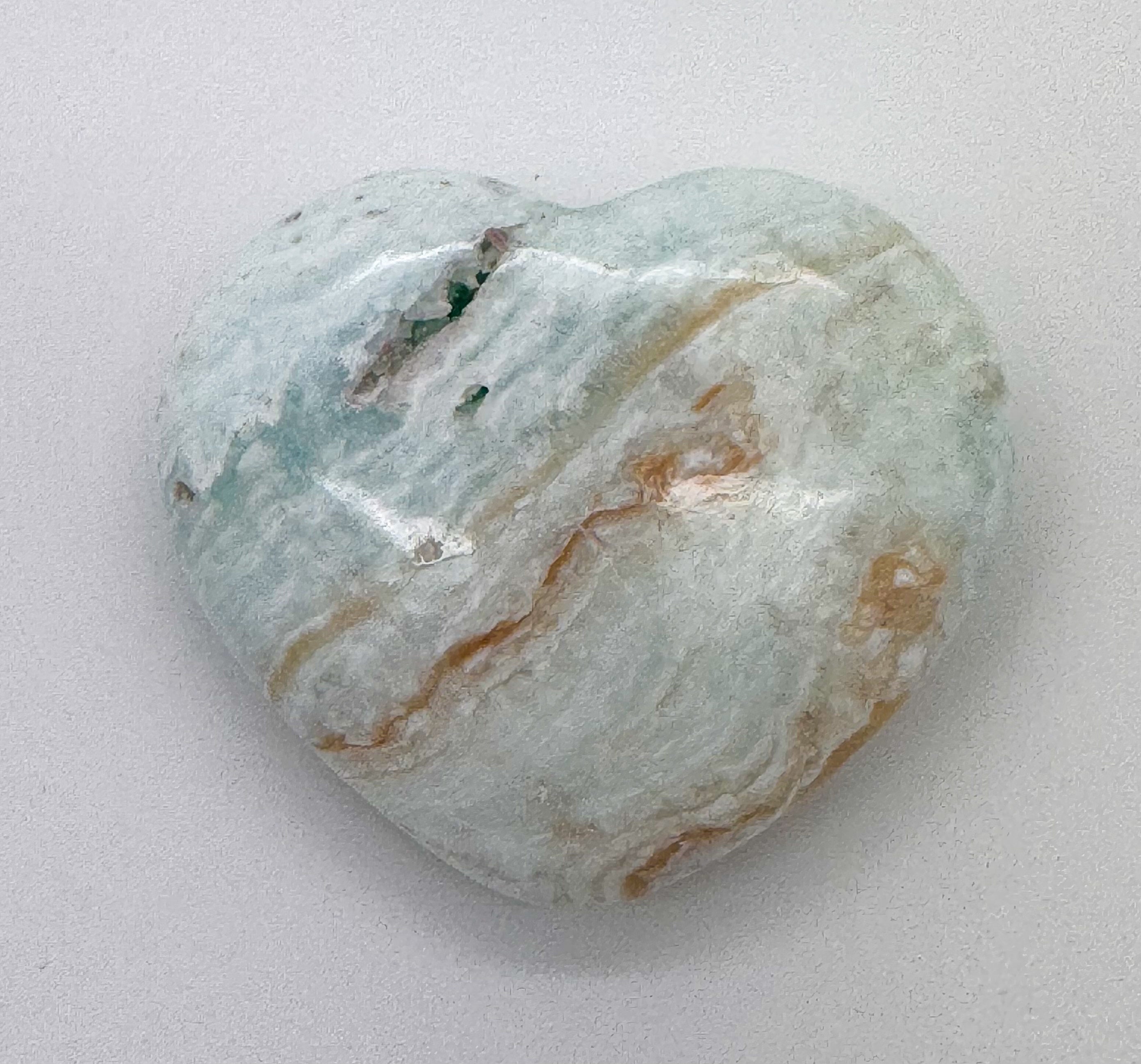 Caribbean Calcite Heart