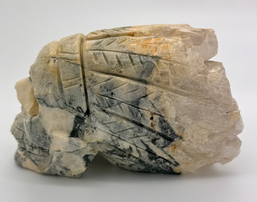 Agate Indian Chief Skull