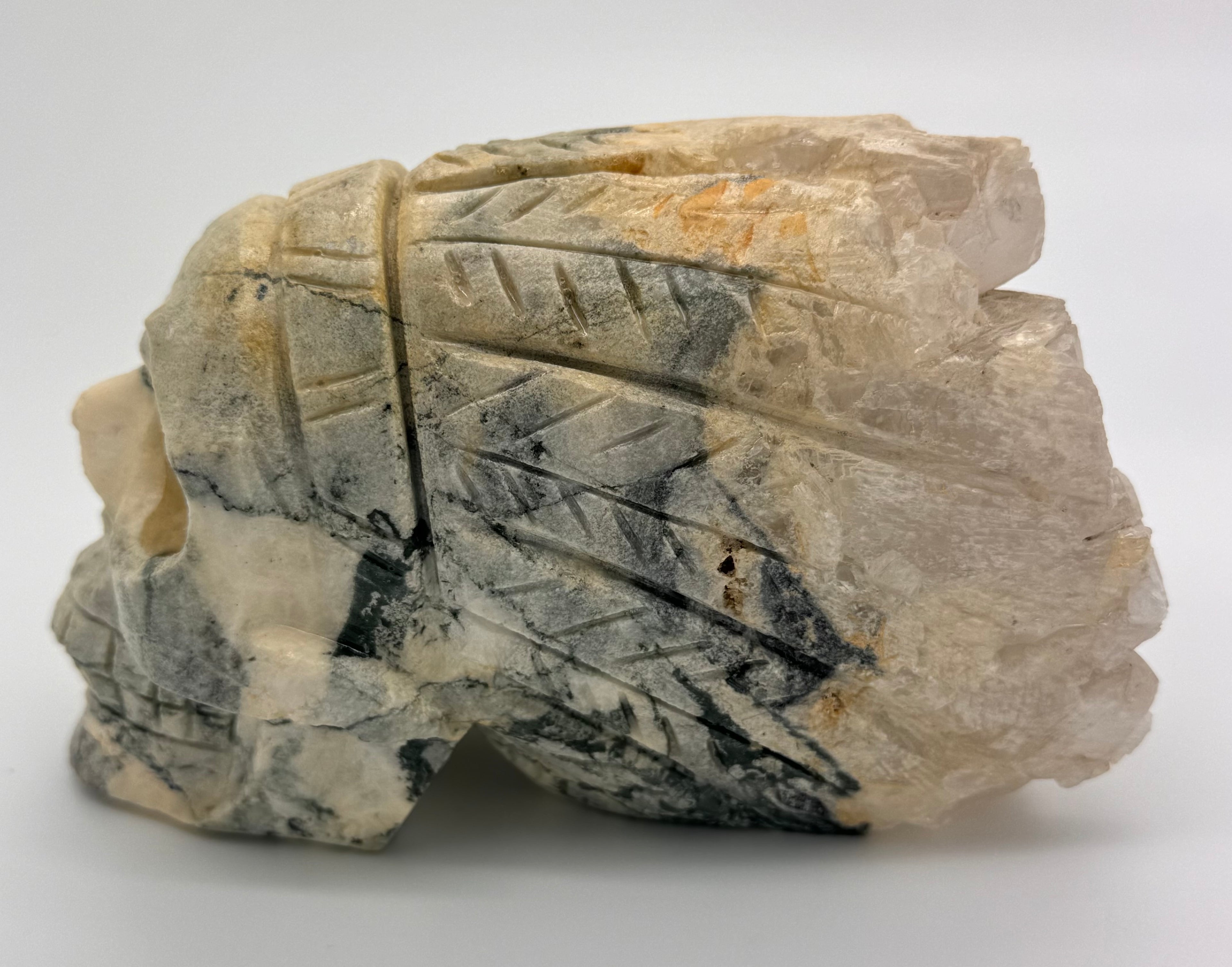 Agate Indian Chief Skull