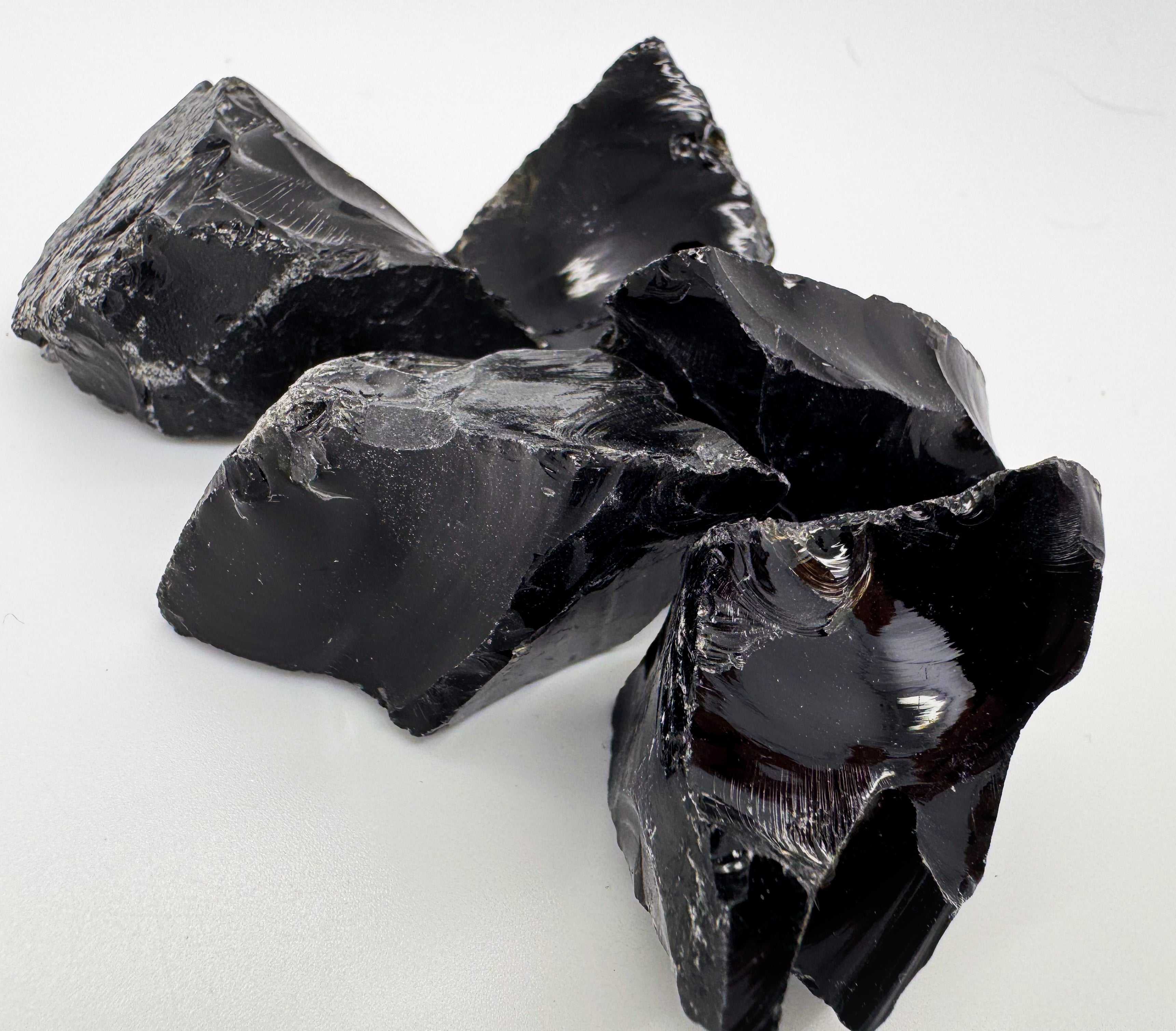Black Obsidian Rough