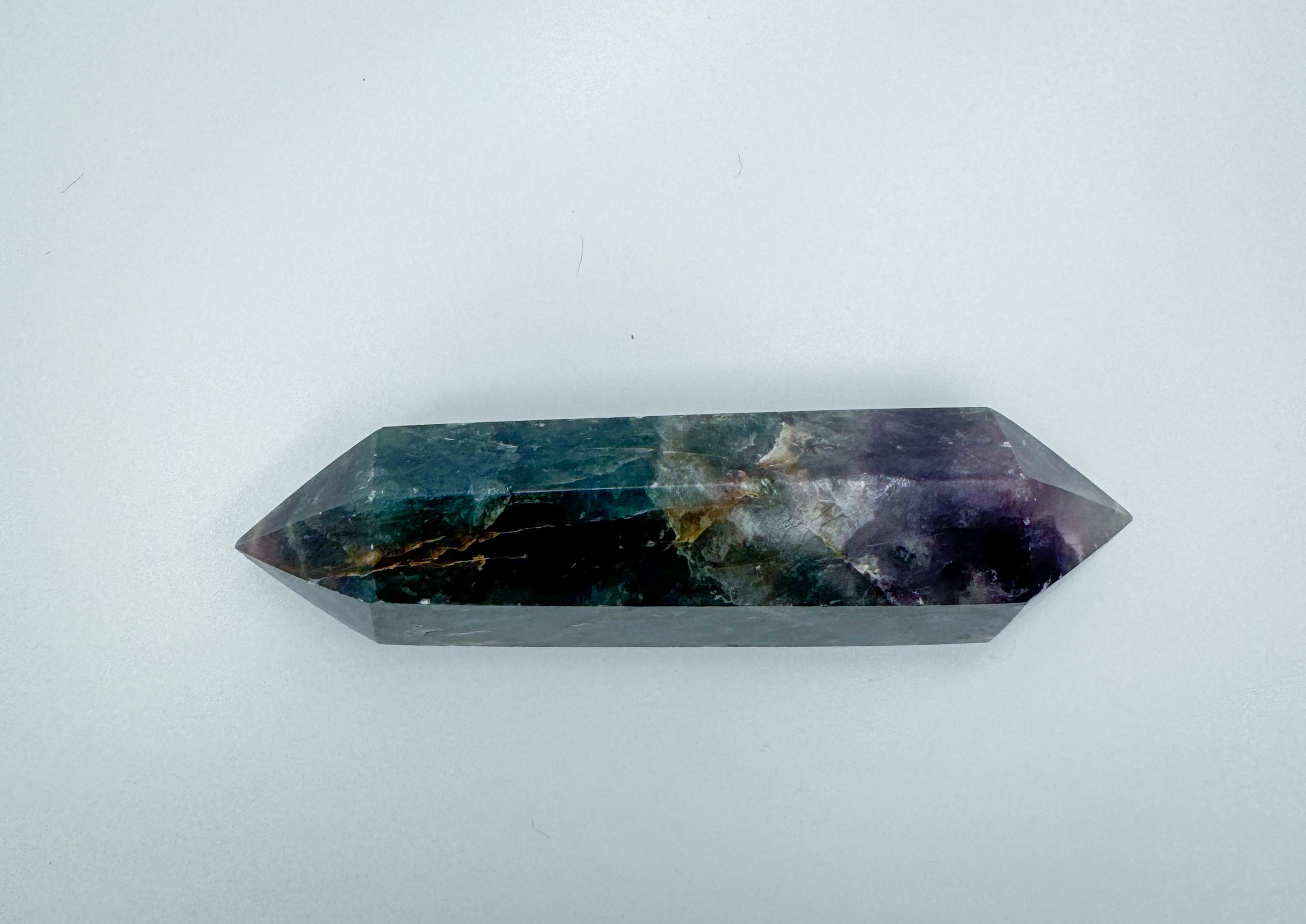 Double Terminated Fluorite Wand
