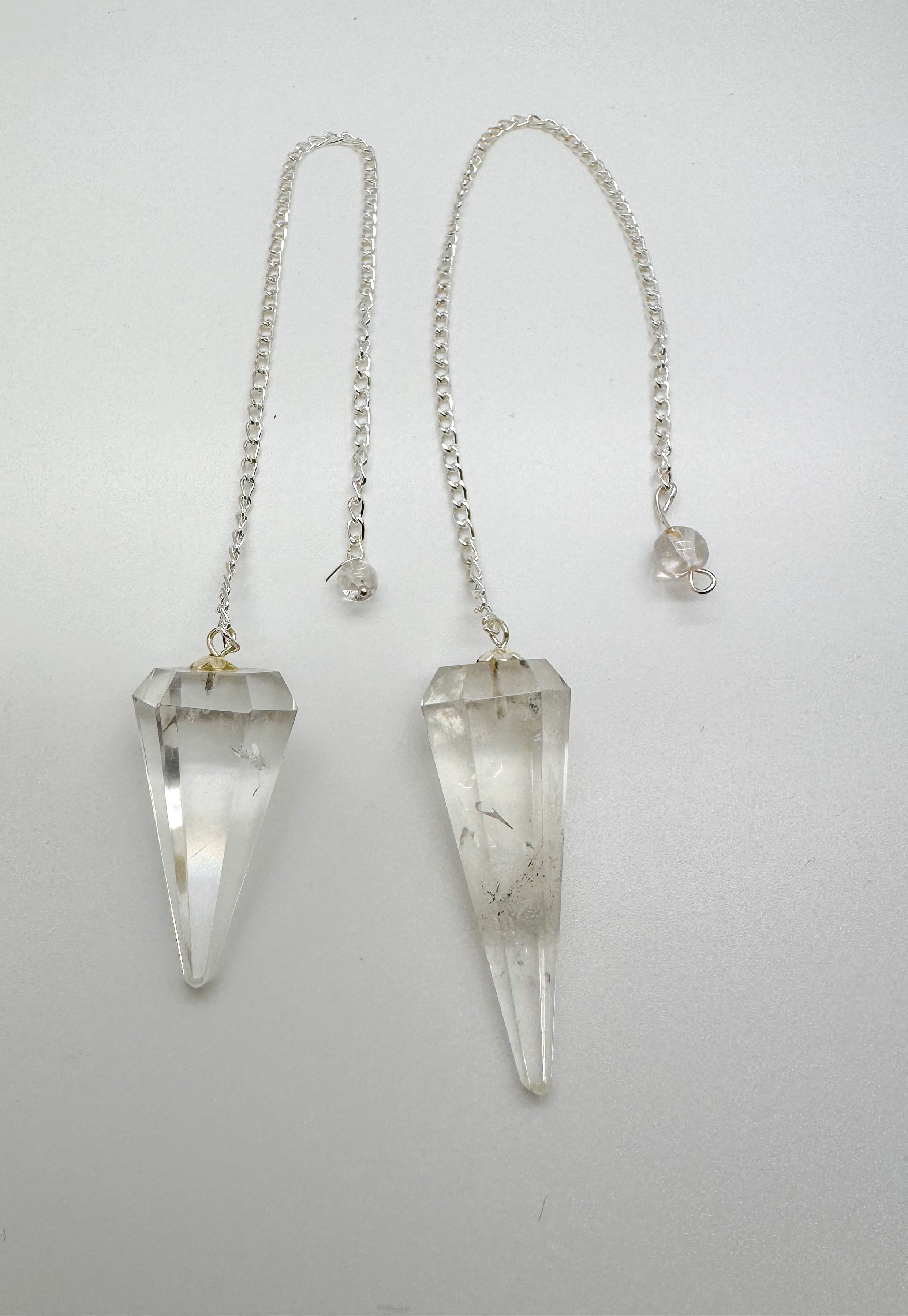 Clear Quartz Pendulum