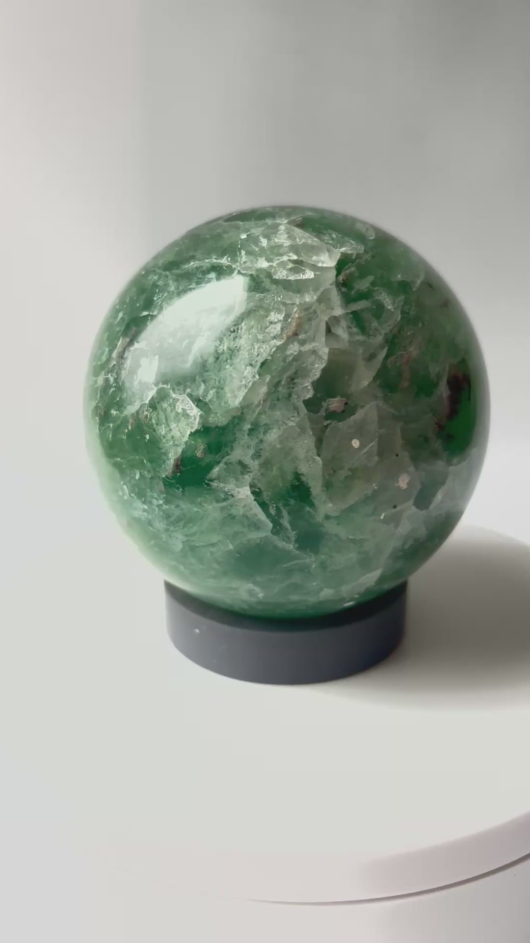 Green Fluorite Sphere - 6.5cm (560g)
