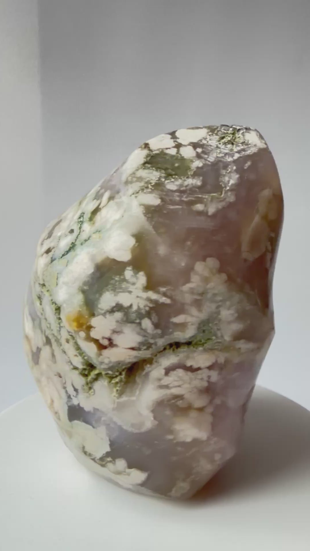 Flower agate Flame 9.5cm (600g)